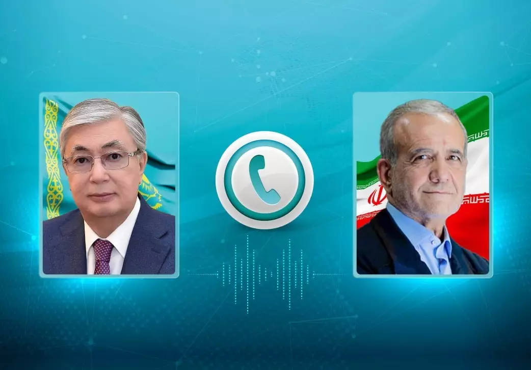 Токаев провел телефонный разговор с новым президентом Ирана