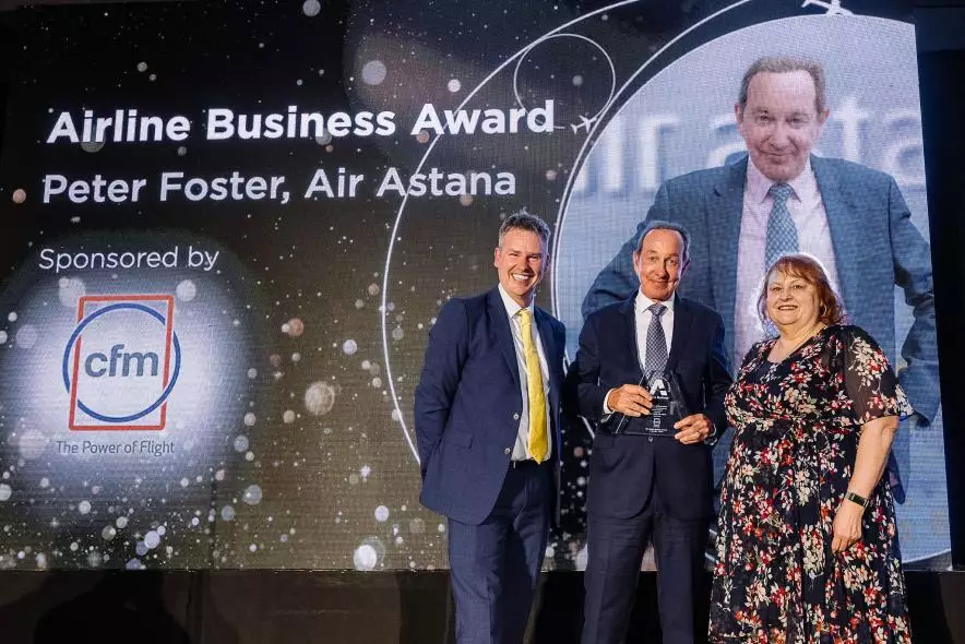 Air Astana әуекомпаниясының директоры Питер Фостер Airline Business Award сыйлығын жеңіп алды