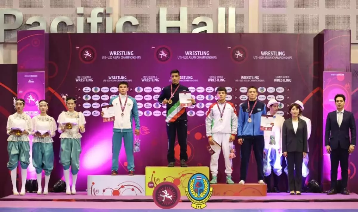 Медальный успех: Казахстанская сборная в тройке лидеров на азиатском чемпионате по борьбе