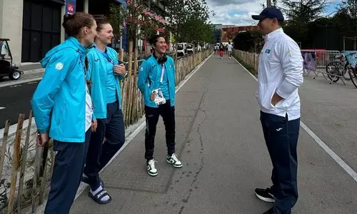 Головкин встретился со сборной Казахстана по боксу перед Олимпиадой