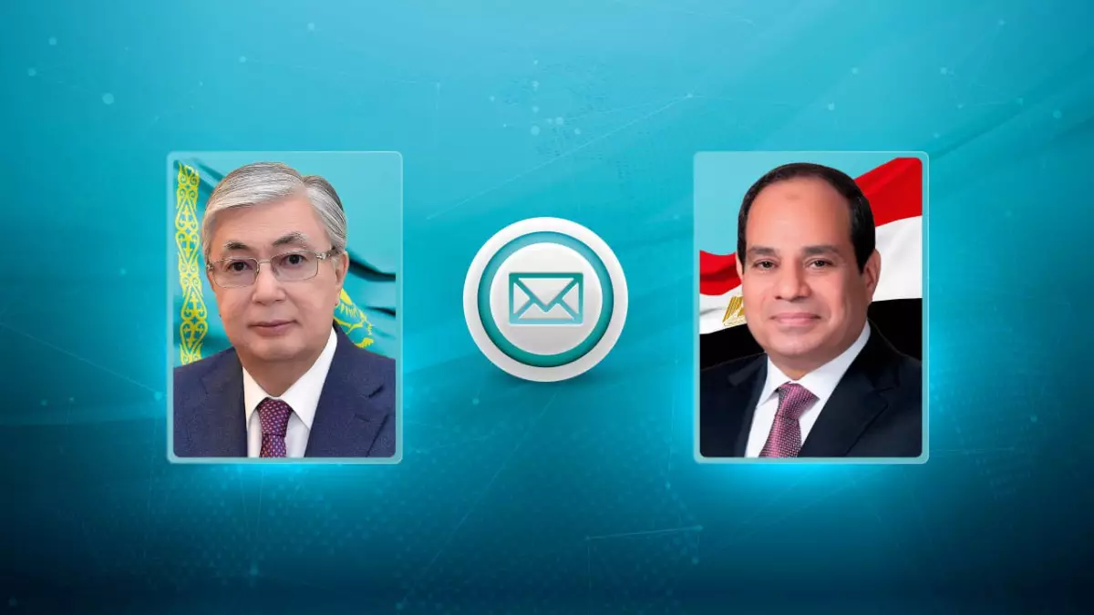 Глава государства направил телеграмму поздравления Президенту Египта
