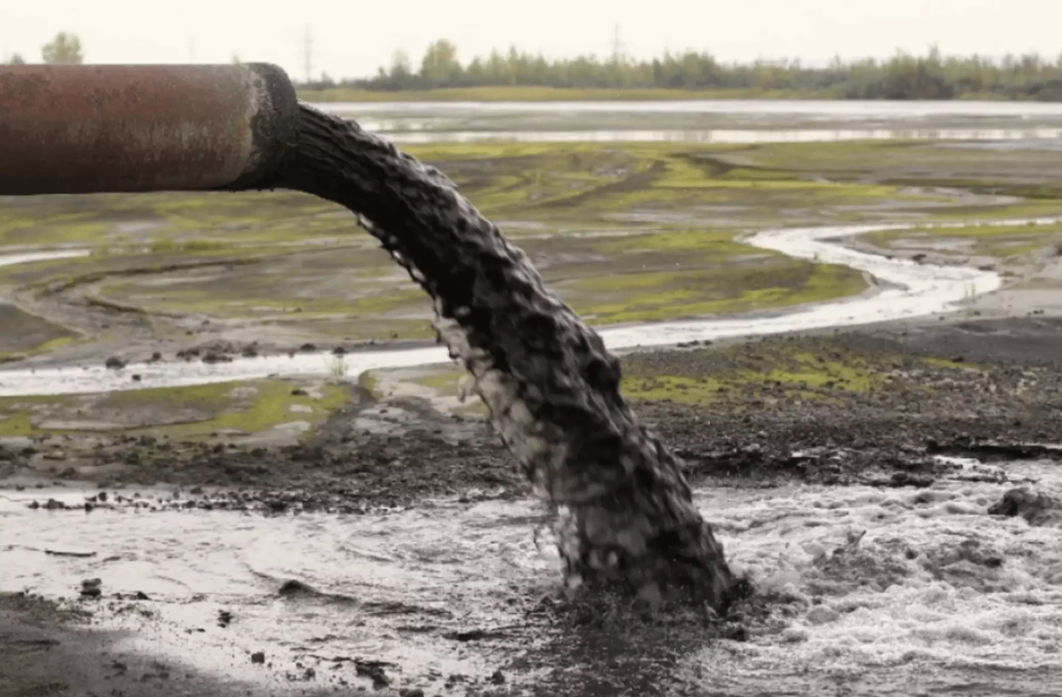 Свалку нефтеотходов обнаружили на берегу реки Урал в ЗКО