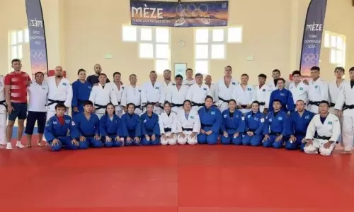 Казахстанские дзюдоисты во Франции проводят заключительный сбор перед Олимпиадой-2024