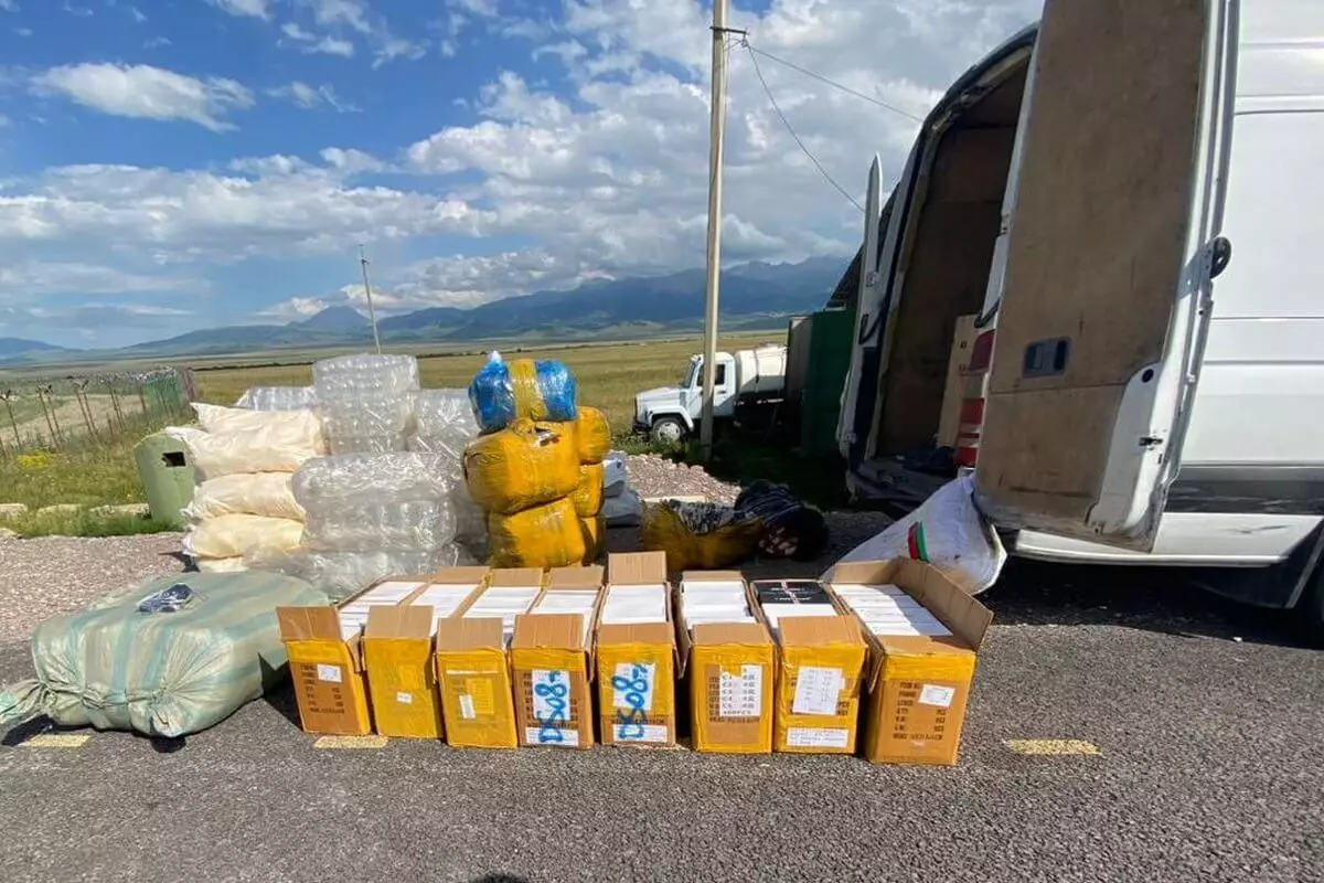 Контрабанду из Казахстана пресекли на границе таможенники Кыргызстана