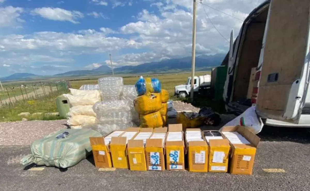 Контрабанду из Казахстана пресекли таможенники Кыргызстана