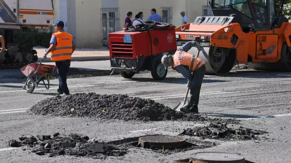 Ремонт и строительство улиц в Наурызбайском районе Алматы в 2023 году