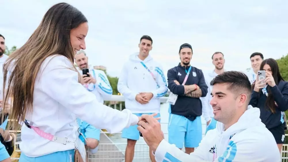 Она сказала "да": спортсмен сделал предложение во время Олимпиады