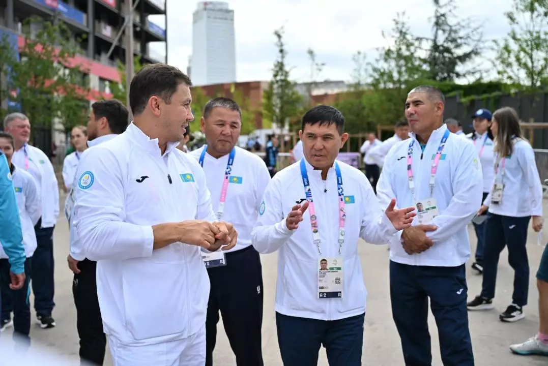 В Париже открыли медиацентр олимпийской сборной Казахстана