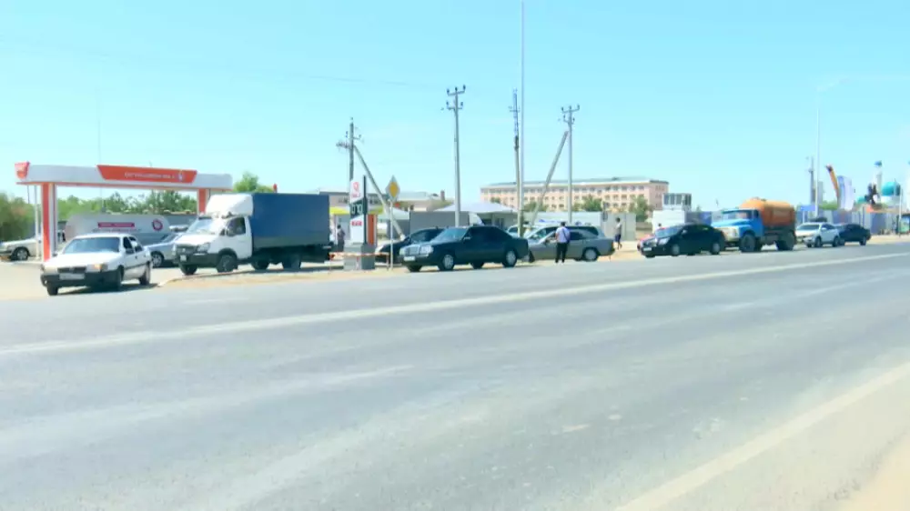 Водители сообщают о дефиците газа в Кызылординской области