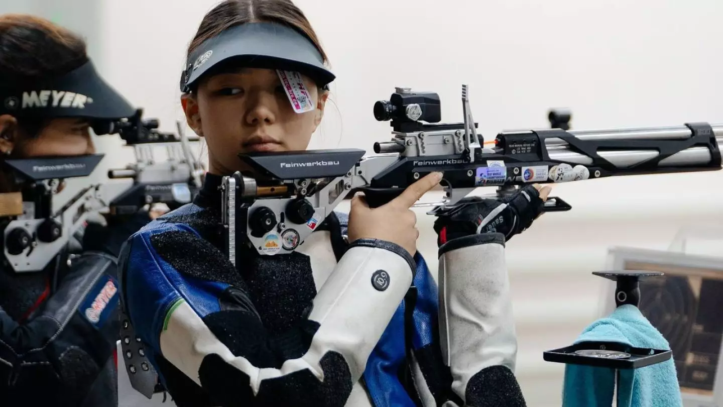 Александра Ле вышла на Олимпиаде в финал соревнований по стрельбе из пневматической винтовки