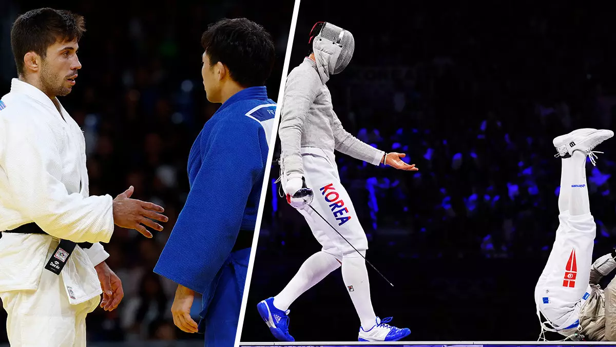 Противоречивая Олимпиада: японец не пожал руку сопернику, а кореец помог подняться упавшему конкуренту