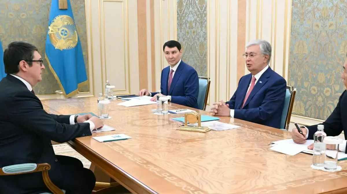 О чем министр Саткалиев доложил Токаеву?