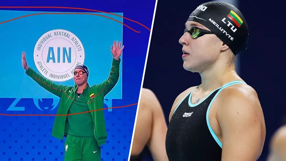 Пловчиха из Литвы вышла на Олимпиаде под нейтральным флагом. Жуткая ошибка организаторов