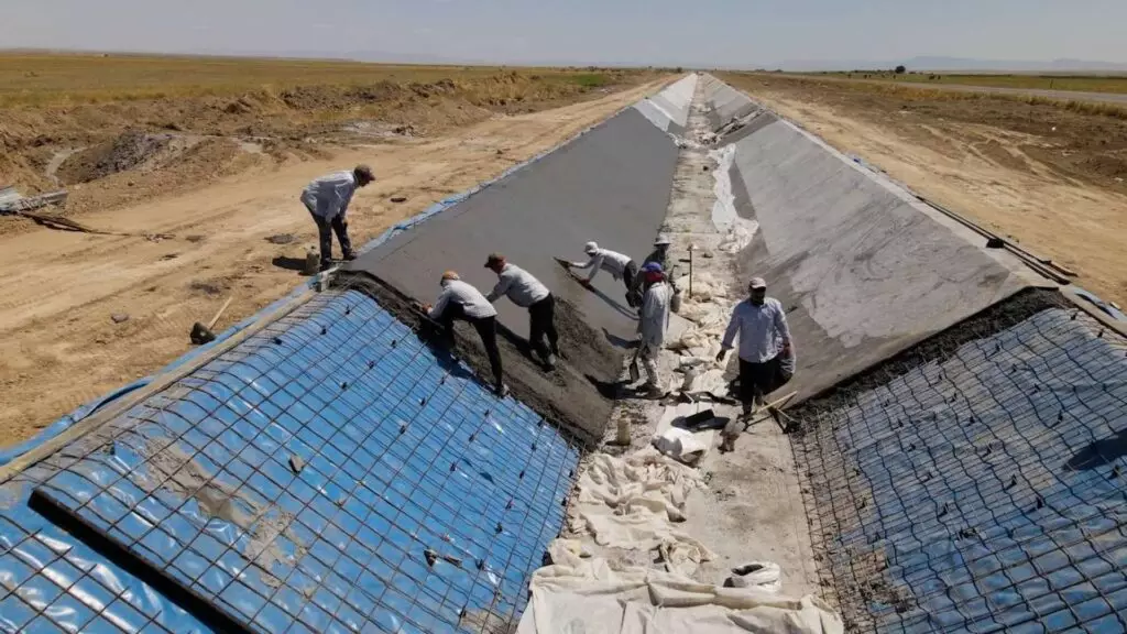 В Туркестанской области начато строительство нового водохранилища
