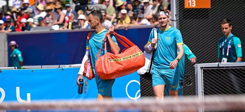 Казахстанские теннисисты завершили свое выступление на ОИ-2024