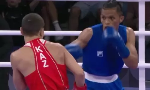Видео зарубы казахстанского боксера за четвертьфинал Олимпиады-2024