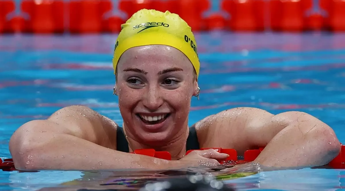 Австралийка О`Кэллаган выиграла золото на дистанции 200 м вольным стилем на Олимпиаде