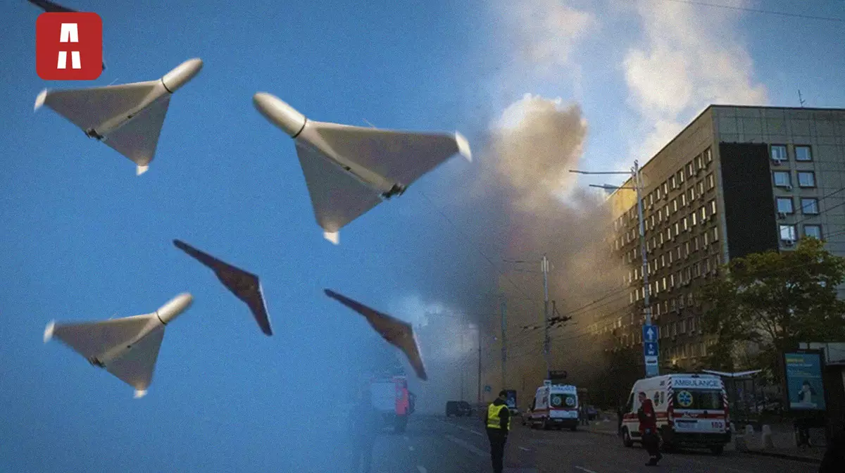 Киев пережил самую мощную атаку беспилотников в 2024 году