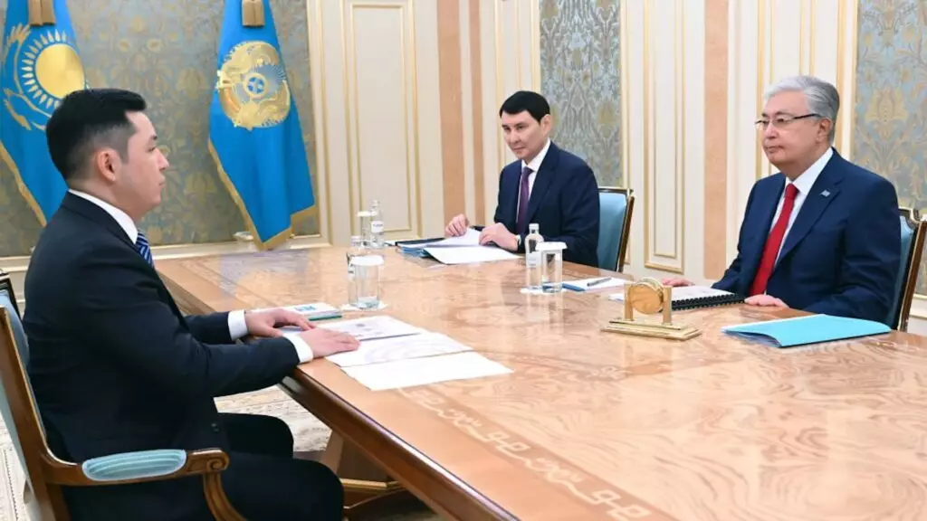 Токаев принял управляющего Международным финансовым центром «Астана»