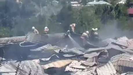 Пожар в общежитии Туркестанской области полностью ликвидирован
