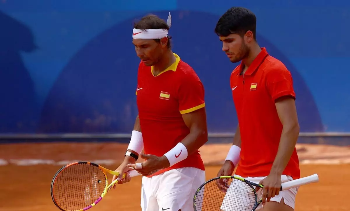 Надаль и Алькарас не смогли выйти в полуфинал парного теннисного турнира Олимпиады-2024