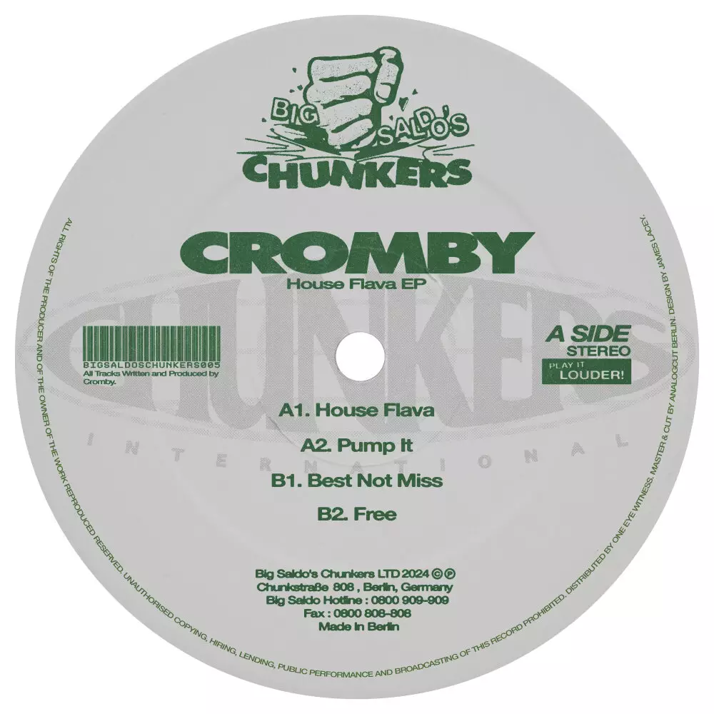 Новый альбом Cromby - House Flava EP