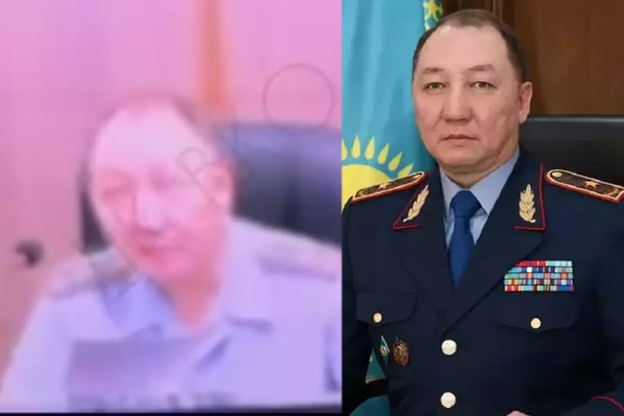 Желіде тараған видеоға байланысты Жамбыл облысы ПД бастығы қызметінен шеттетілді