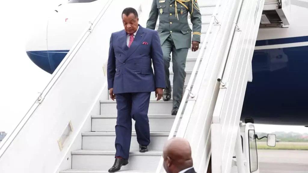 В Астану прибыл президент Конго Дени Сассу-Нгессо
