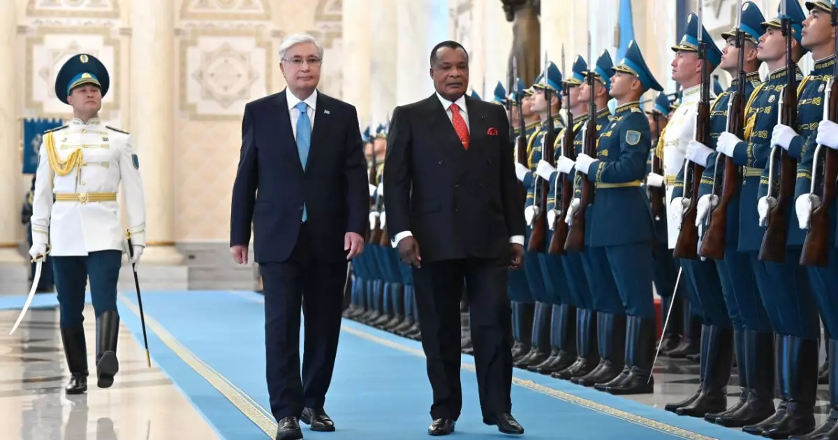  Қасым-Жомарт Тоқаев Конго Республикасының президентін Ақордада қарсы алды   