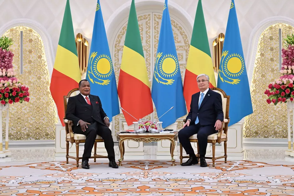 Токаев провел переговоры с президентом Республики Конго в узком составе