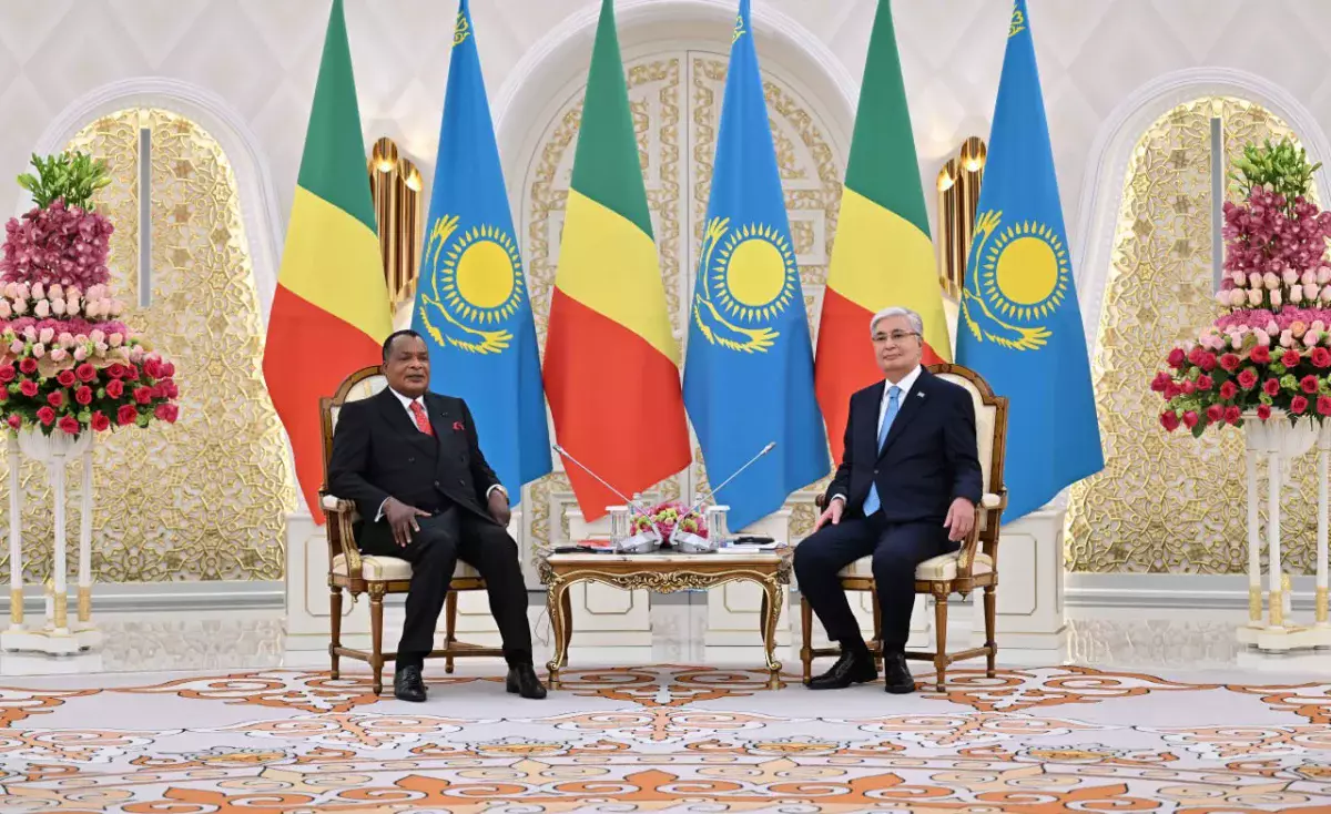 О чем Токаев говорил с президентом Конго в Акорде