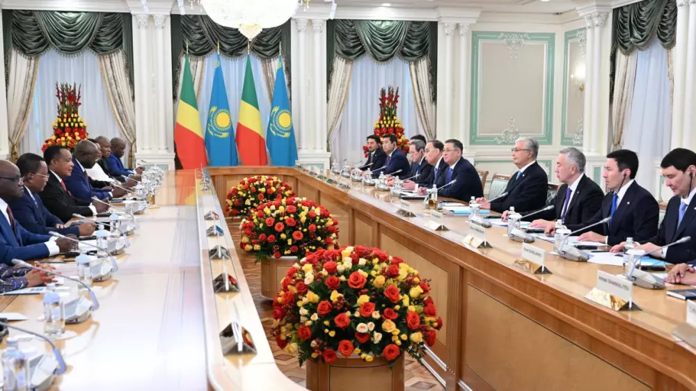 Сельское хозяйство, космос и торговля. Что обсуждали президенты Казахстана и Конго
