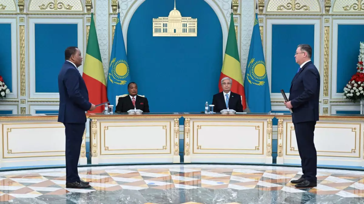 Президенты Казахстана и Конго подписали ряд  документов