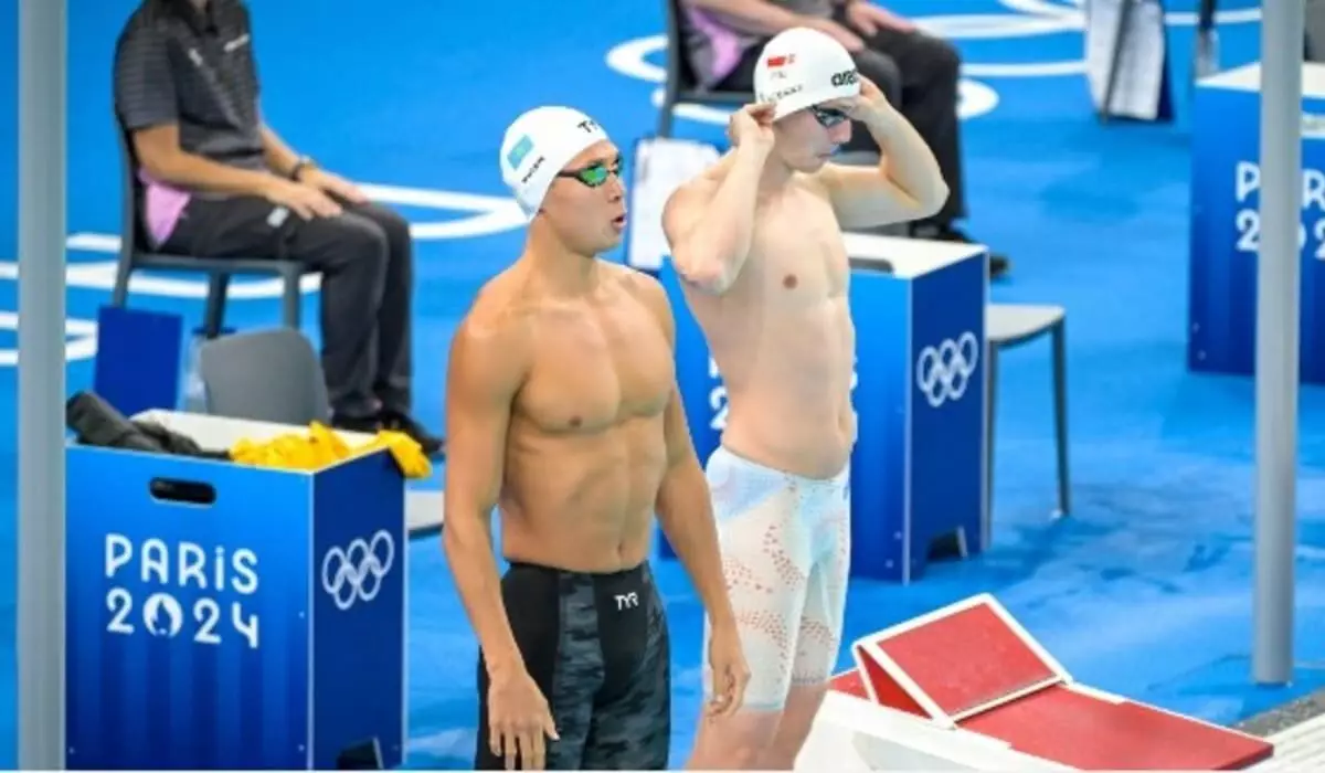 Олимпиада в Париже: пловец Адильбек Мусин не смог выйти в полуфинал
