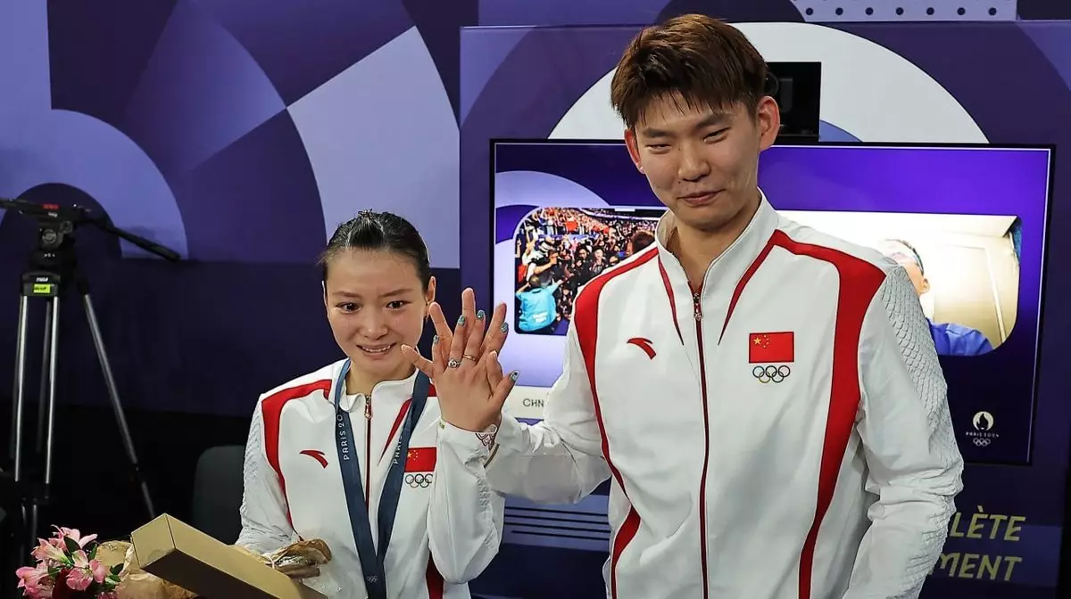 Бадминтонистке из Китая сделали предложение после победы на Олимпиаде