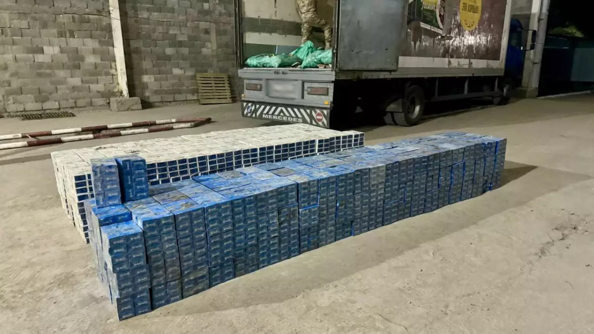 30 тысяч пачек контрабандных сигарет не пропустили в Казахстан пограничники