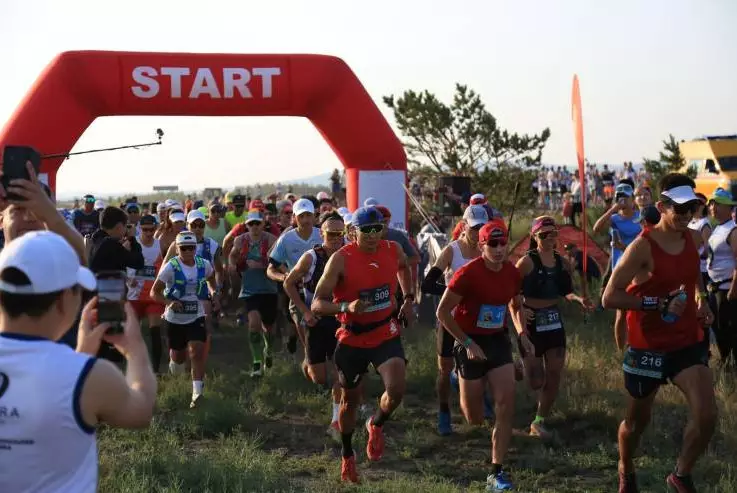 На курорте  "Бурабай" прошел международный забег "Аqbura bay trail-4"