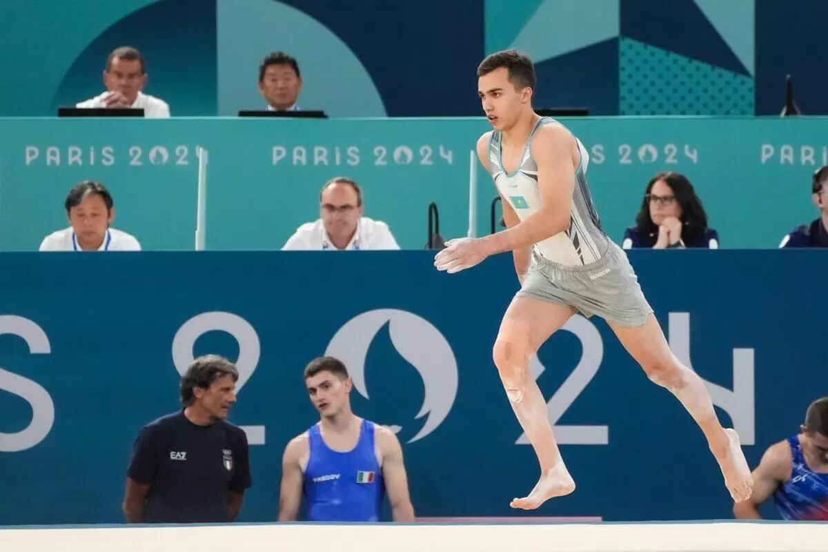 Париж Олимпиадасы: қазақстандық гимнаст үздік бестікке енді