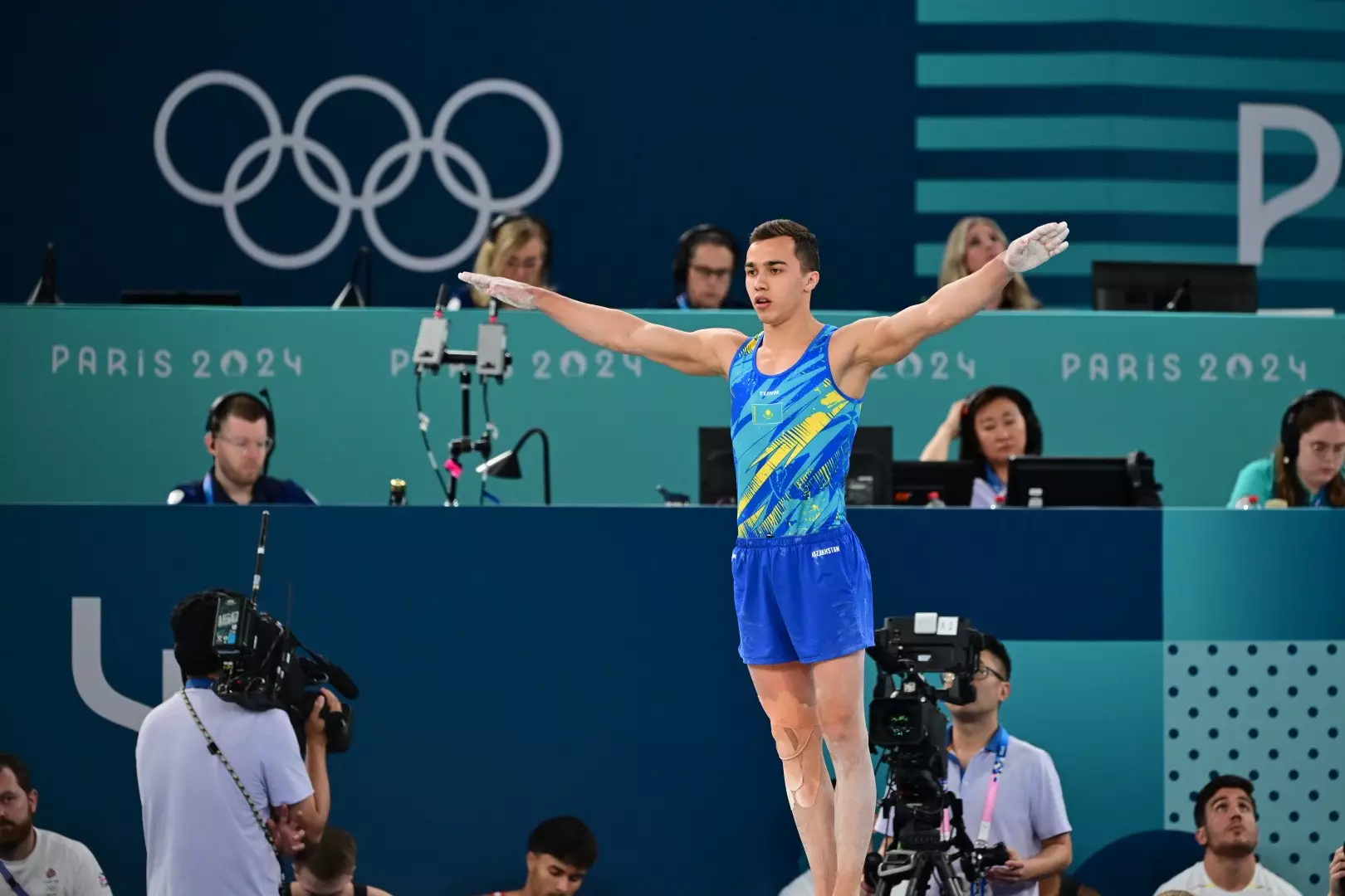 В пятерку лучших вошел казахстанский гимнаст на ОИ в Париже