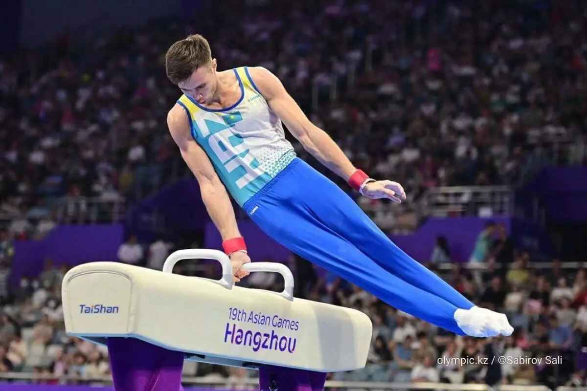 Казахстанский Олимпиец завоевал первую в истории медаль в гимнастике