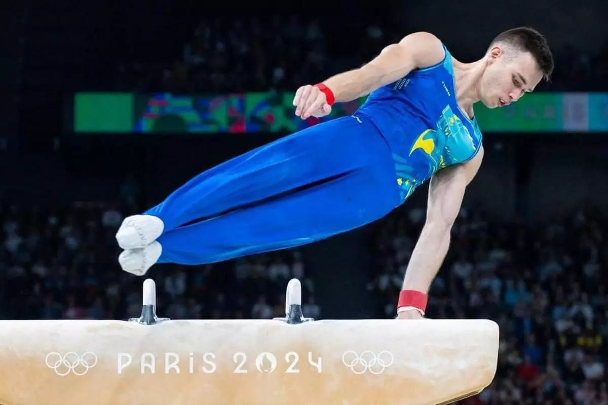 Гимнаст Нариман Курбанов завоевал историческое для Казахстана серебро Олимпиады