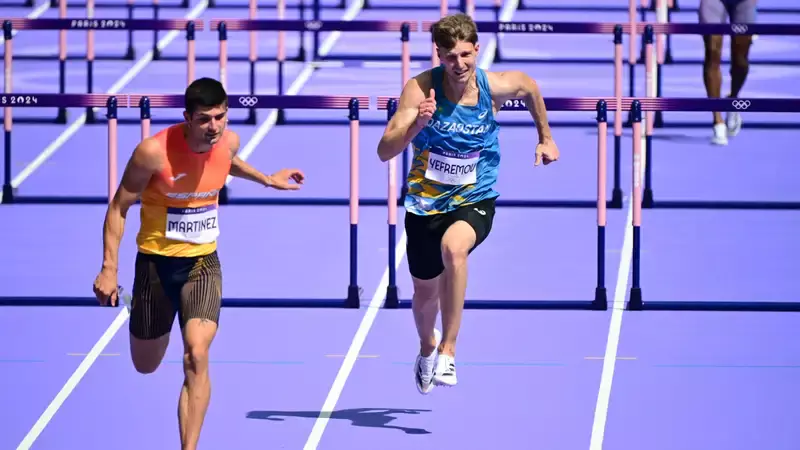 Казахстанец выступил в забеге на 110 метров с барьерами на Олимпиаде в Париже