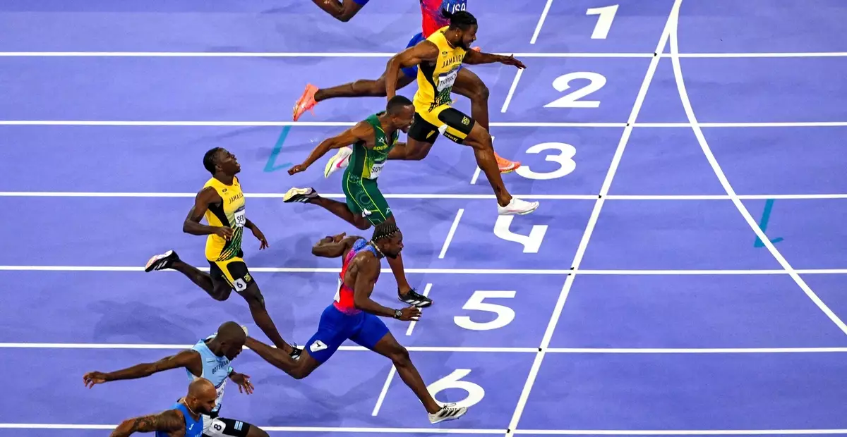 0,005 секунды! Только взгляните на исторический фотофиниш стометровки на Олимпиаде