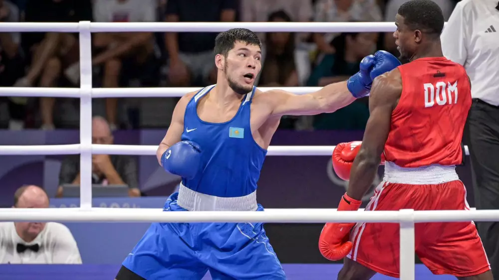 Стал известен соперник казахстанского боксера в финале Олимпиады