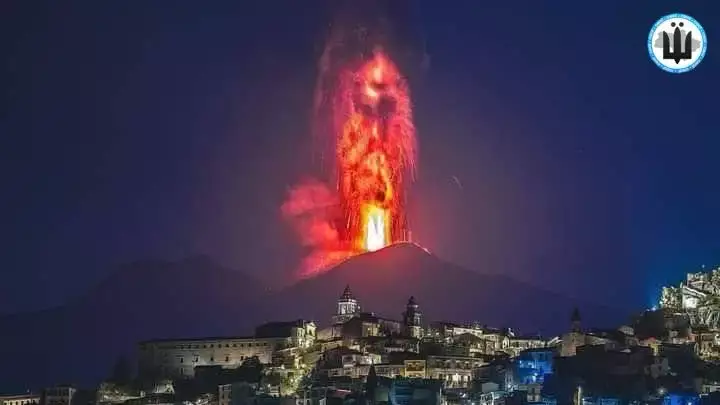 На Сицилии произошло извержение вулкана