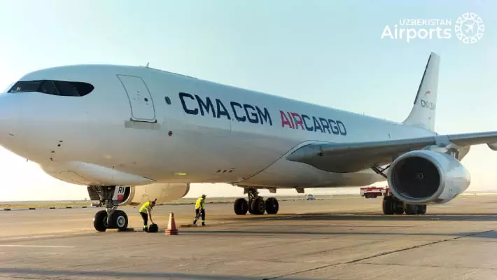 Французская авиакомпания CMA CGM Air Cargo начала выполнять рейсы в Навои