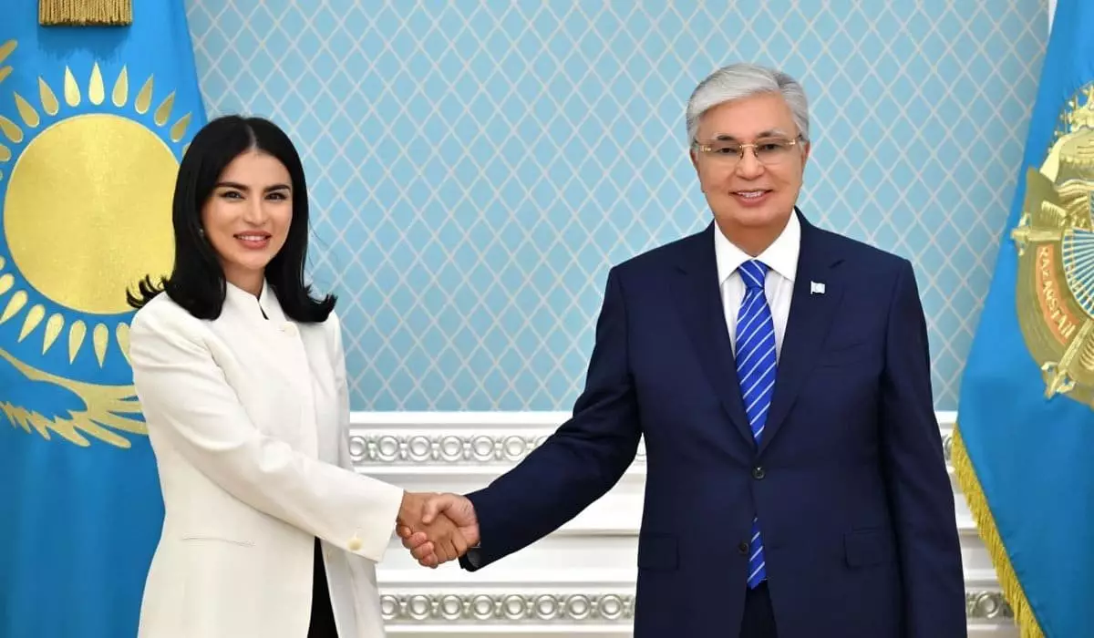 Токаев встретился с дочерью президента Узбекистана в Акорде