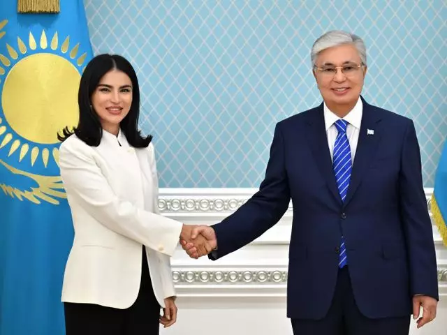 Касым-Жомарт Токаев принял помощника президента Узбекистана Саиду Мирзиёеву