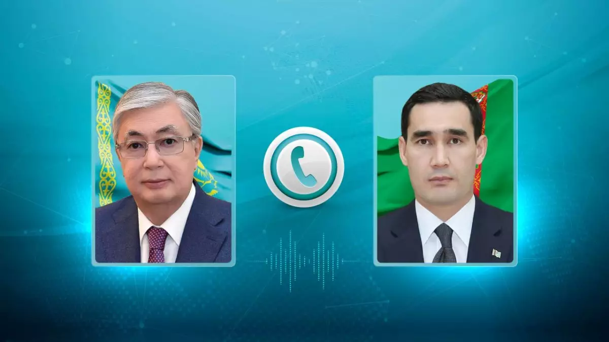 Тоқаев Түрікменстан президенті Сердар Бердімұхамедовпен сөйлесті