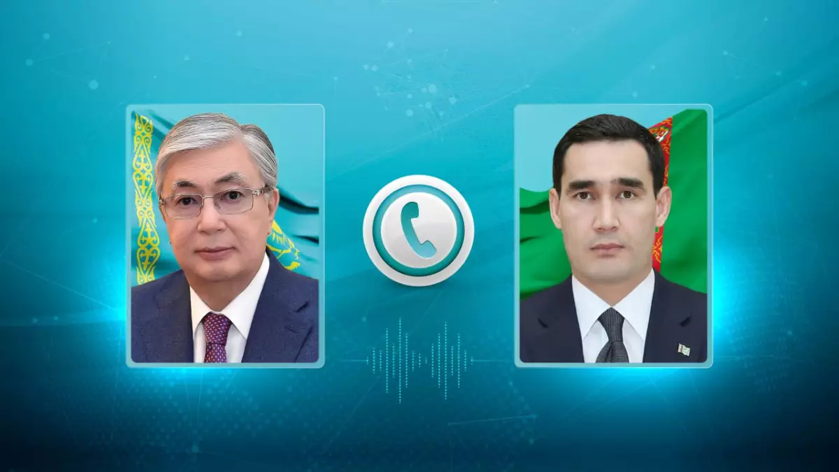 Токаев провел телефонный разговор с Президентом Туркменистана Бердымухамедовым